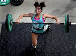 Woman-weight-lifting